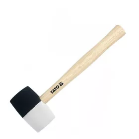 YATO gumikalapács kétszínű 340g (fekete-fehér) 49mm
