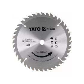 Yato fűrésztárcsa fához190x16x2,2mm