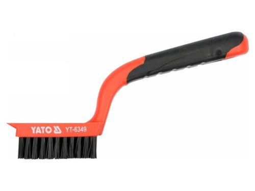 YATO Drótkefe 5 soros műa. nyéllel nylon 180mm