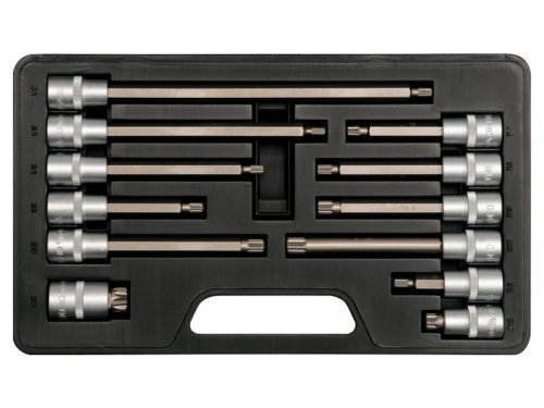 YATO Bithegy-dugókulcs készlet 12 részes Spline 1/2' M6-M17